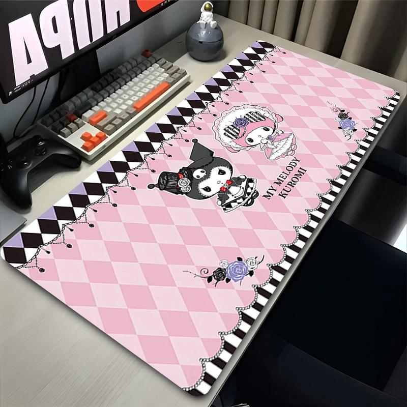 Mouse Pad Kawaii Mousepad Gaming Keyboard Pad Computer Kkuromi My Mmelody Desk Mat Accessories Gamer Mausepad Office PC Carpet
