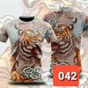 Tshirt Men Women Unisex Bird Eagle Snake Monkey Giant Demon Evil Tiger Samurai Rooster Print 3D Streetwear Thai Literature Animal Garuda Naga