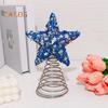 Патриотическая звезда-верхушка на елку 4 июля патриотическое украшение на елку 3D блестящая звезда-верхушка на елку для праздничной вечеринки в честь Дня независимости