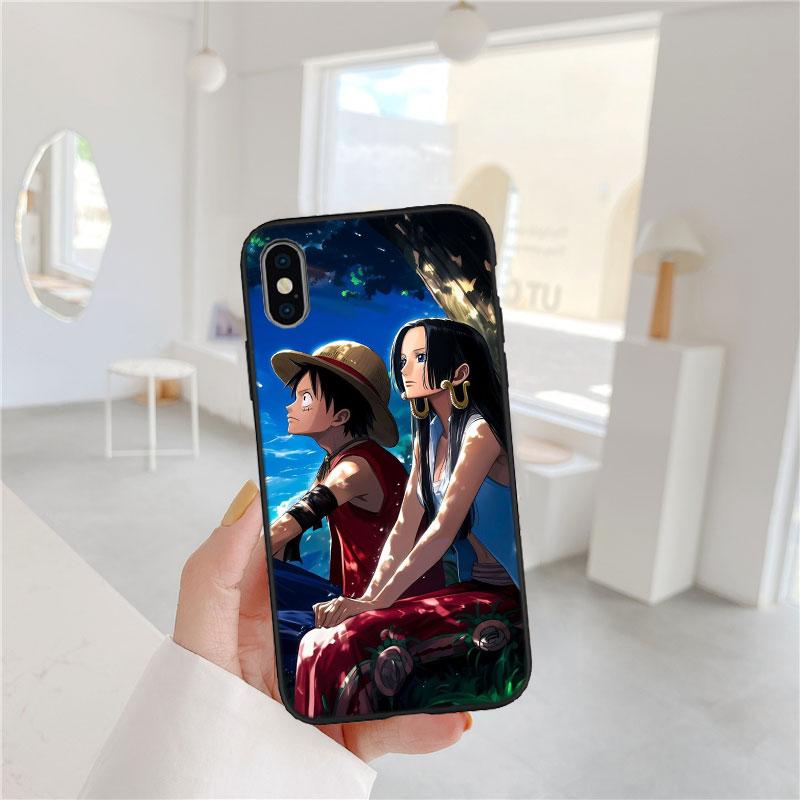 Art One Piece Soft Shell Phone Case for iPhone SE X XS XR 11 16E 17 Pro Max Air 8 7 6 6s Plus