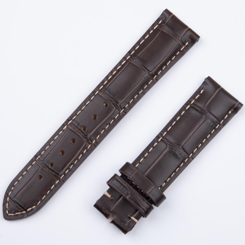 Soft Cowhide Leather For Longines Strap Masters Collection L3 L4 L2.628/L2.673 Watch Band Butterfly Buckle 19 20 21 22mm Belt