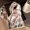 New Autumn Winter Fashion Warm Thickening Scarf Shawl Cashmere Imitation Fashion Tassel Scarves Neckerchief Unisex Wraps Bufanda