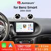 Junsun Wireless CarPlay Android Auto Car Radio For Mercedes Benz Smart 453 Fortwo 2014-2020 4G WIFI Smart Intelligent Systems IPS Touch Screen
