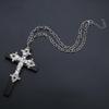 Винтажное Готическое Ожерелье-Воротник Деревянный Крест Подвеска Уличная Бижутерия