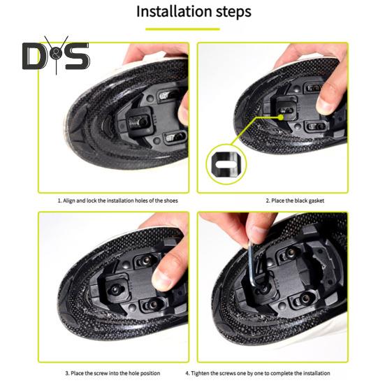 1 комплект педалей для велосипедной обуви с аксессуарами, легкие 0/5 градусов, самоблокирующиеся, бесконтактные, для шоссейного горного велосипеда, замена педалей