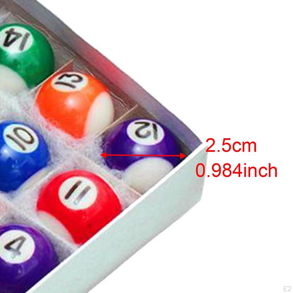 16 мини-бильярдных шаров, полный набор с треногой, детская игрушка в подарок, небольшой бильярдный стол