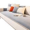 Cool Style Gray Sofa Cushion Simple Modern Four Seasons Universal Non-Slip Thickened New Leather Cover Cover Cover Cloth