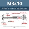 Yigu 304 Stainless Steel Pan Head Captive Screw M3/M4/M5/M6