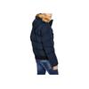 Tommy Hilfiger Теннисный костюм Вышивка логотипа С капюшоном На меху Теплый Универсальный Хлопковая куртка Мужские куртки Темно-синий 159AP863-NAVY