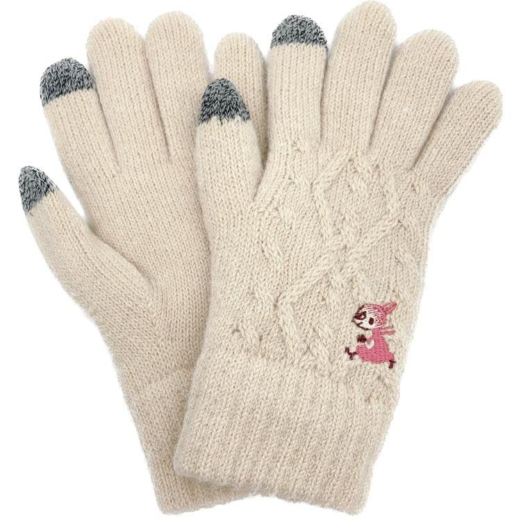 Small Planet Moomin Smartphone Compatible Cable Little My 489922 Gloves, Walk,