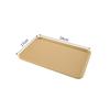 Nordic Style Rectangular Plastic Tray Household Thickened Food Plates Bread Pan Non-slip Tableware Storage Tray Kitchen Utensils