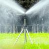 360 Rotary Irrigation Tripod Lawn Garden Sprinkler Telescopic Support Sprinkler Head On Tripod Stainless Steel