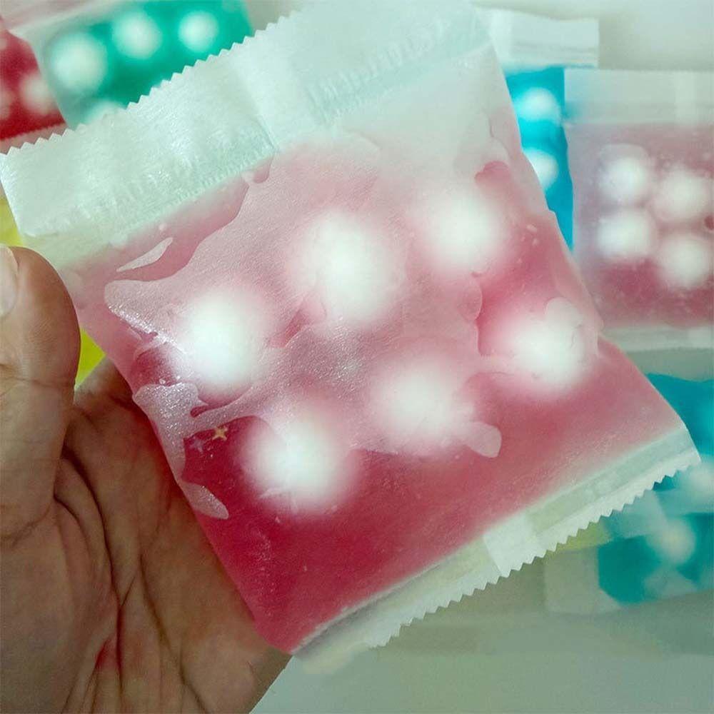 Round Ball Crispy Handmade Ball Wax Coating Fidget Squeeze Bag Kids Adults