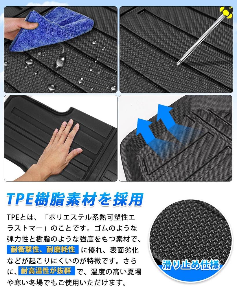 GIMUYA Toyota New Noah Voxy 90 Series Багажный коврик 3D 3D Structure Водонепроницаемый VOXY NOAH 90 Series 4-го поколения Багажный коврик для автомобиля Январь 2022 Текущий