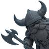 Статуэтка Воина-Гнома Викингов, 3D-печатная Фигурка Варвара, Шлем с Рогами, Декор для Стола в Домашнем Офисе, Коллекционный Подарок