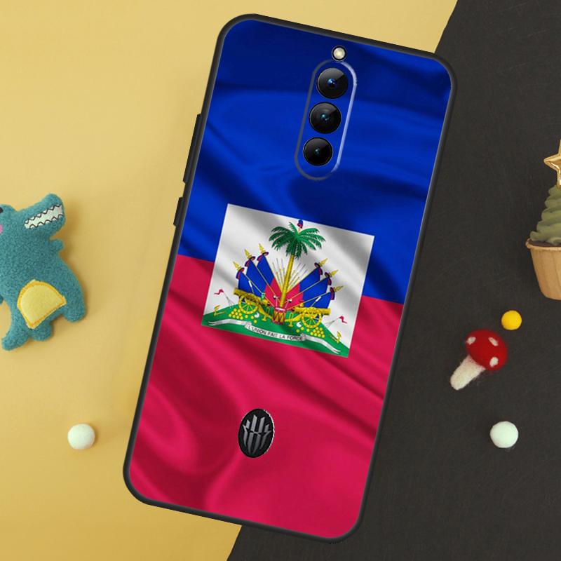 Vintage Haiti Haitian Flag Case For ZTE Nubia Red Magic 8 8S 9 Pro Plus RedMagic 6 7 Pro 6S 7S Pro 5S 6R 5G Back Cover