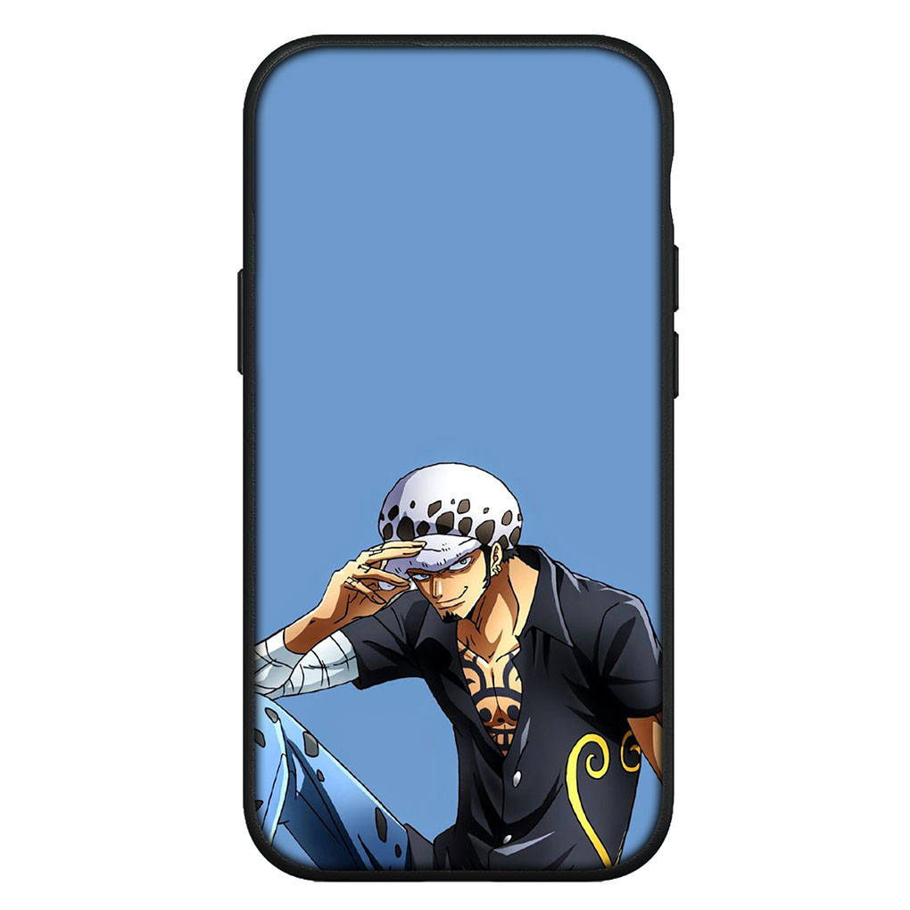 Чехол для iPhone 16 15 Xiaomi Redmi Note 14 13 12 11 Pro Max X 8 9 16e Samsung Galaxy S25 S24 S23 Moto OPPO Huawei Trafalgar Law One Piece Phone Case