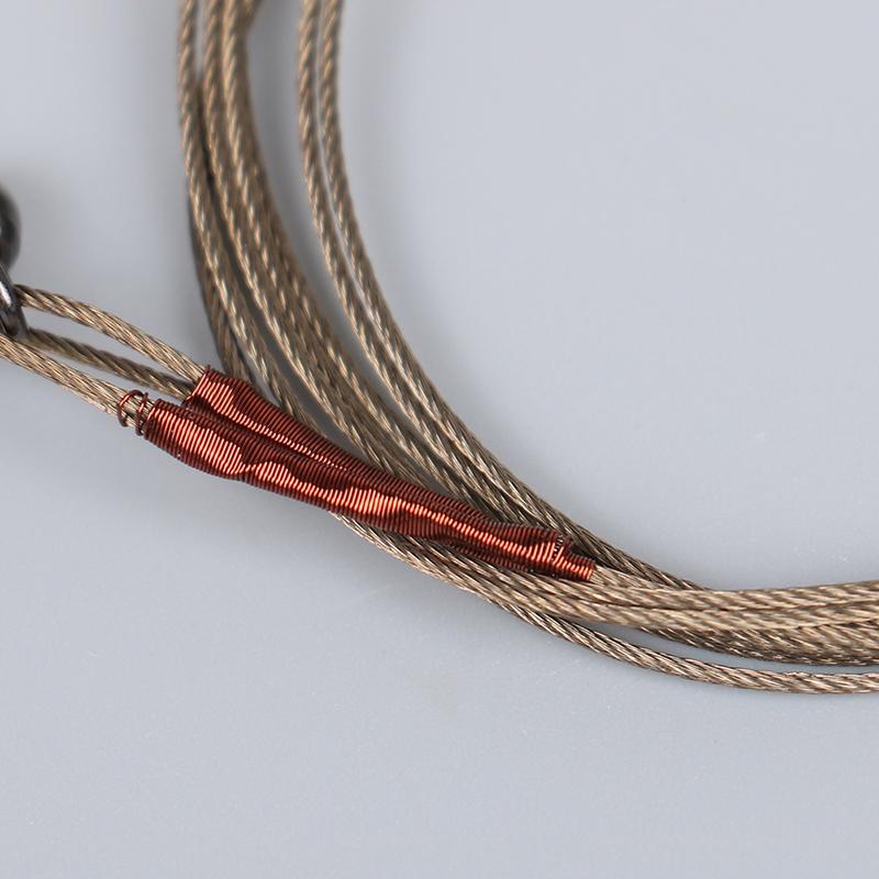 2 шт./компл. стальная проволока титановая проволока анти-клещевая леска со штифтом рыболовная передняя проволока