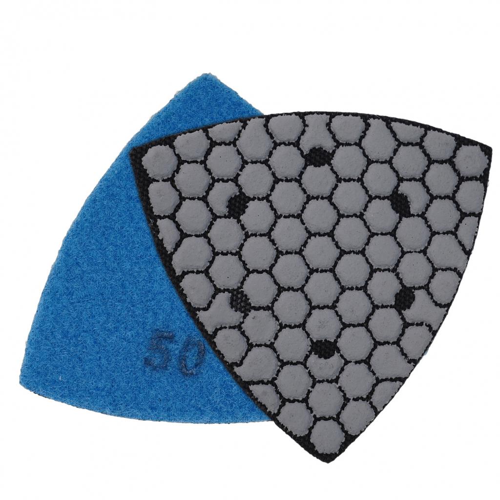 Granite Marble Stone Mm Triangle Diamond Dry Polishing Pads Good Durability