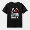 2026 Summer New Design Jesus Supporting You Pattern High-Quality Comfortable Casual Print Men's T-Shirt