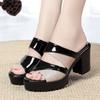 Fashion Women Retro Sandals Summer High Heel Platform Shoes Women Trend Fashion Outdoor Comfort Peep Toe Casual Sandals Zapatos De Mujer