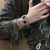 Богемный стиль сплав черный эластичный браслет