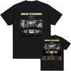 Рок Панк Топы Wu Tang Clan THE FINAL CHAMBER TOUR 2026 Футболка Повседневная Свободная С коротким рукавом Круглый вырез Унисекс