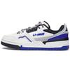 Кроссовки Li Ning 001 BTC SP из искусственной кожи, нескользящие, амортизирующие, износостойкие, с низким верхом, для скейтбординга, мужские, белые, синие, AZGS091-1