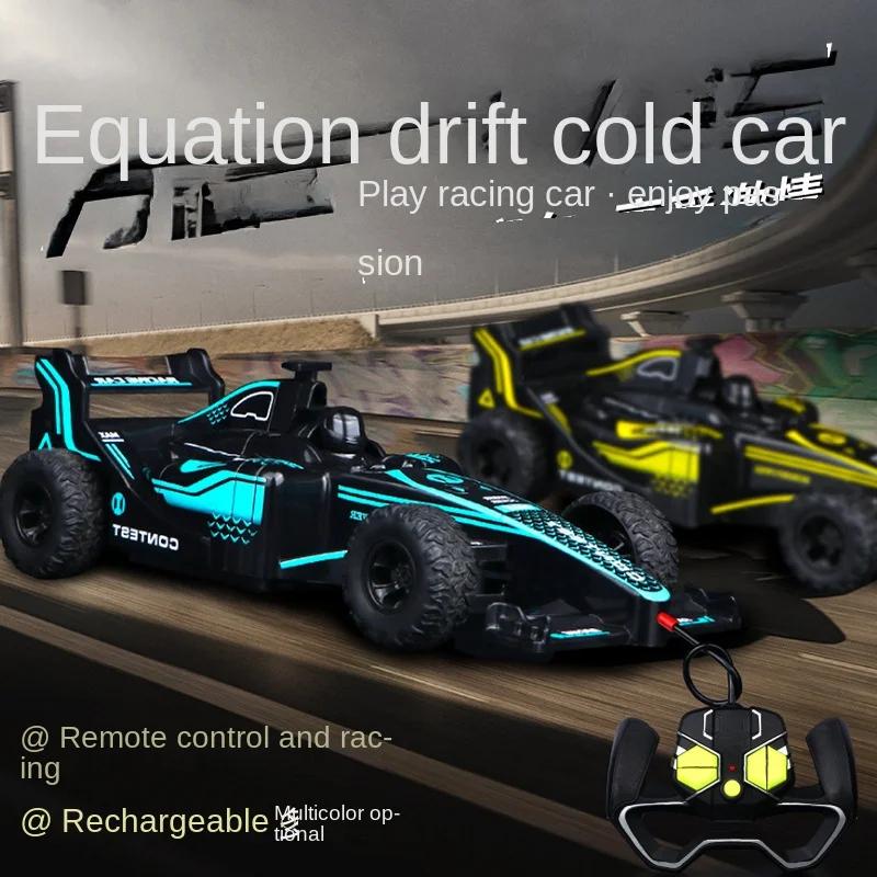 Новый мини-автомобиль с дистанционным управлением F1, перезаряжаемый движущийся гоночный прочный 2,4G, высокоскоростной спортивный автомобиль для дрифта для мальчиков, детские игрушки, подарки