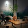 Solar Table Lamp, Waterproof Rechargeable Floor Lamp Cordless Dimmable Night Lamp for Restaurant