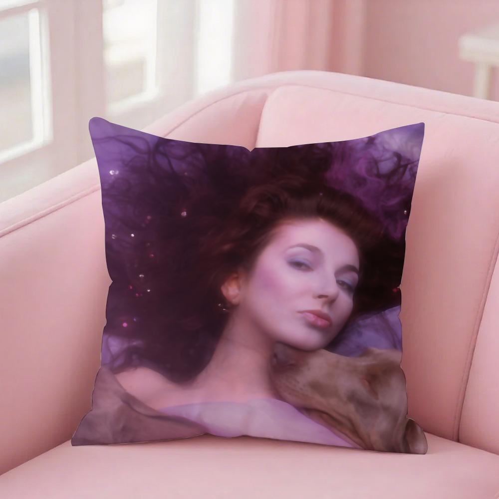Певица Кейт Буш Hounds Of Love P Наволочка Квадратная Двусторонняя Печать Короткий Плюш Чехол для Подушки на Диван Спальня Прикроватная