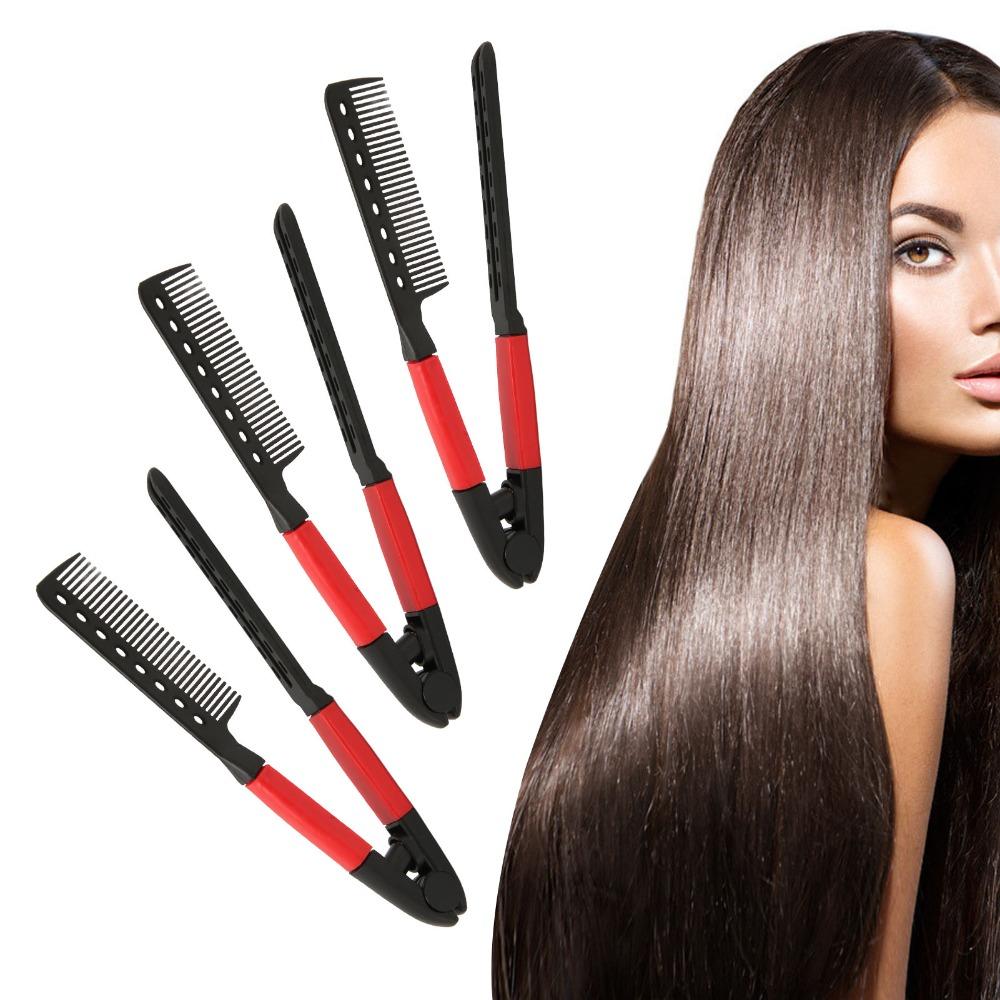High Temperature Avoid V Shaped Hair Comb Portable Styling Hair Comb For Knotty Hair