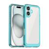 For iPhone 16 Case iPhone 16 Plus Pro Max Cover Luxury Clear PC Shockproof Silicone Protective Phone Back Cover For iPhone 16