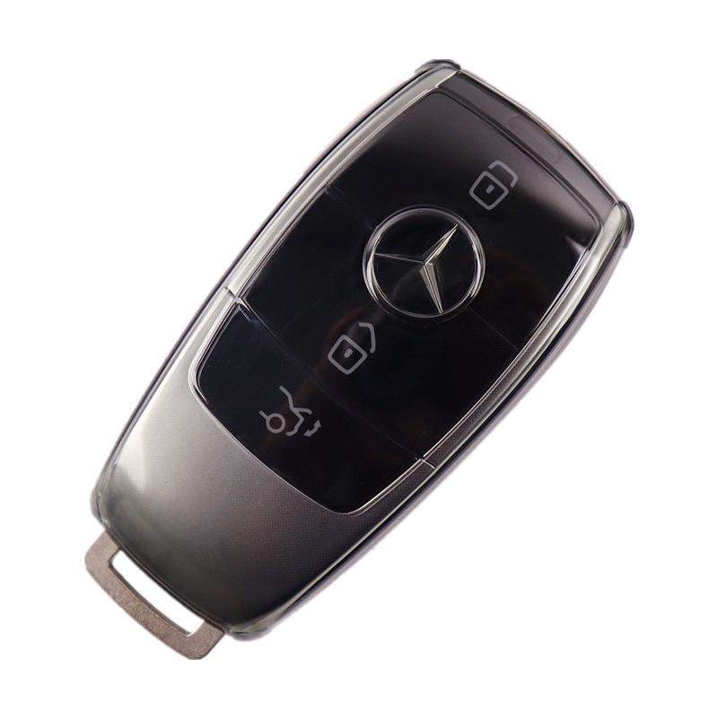 Ультратонкий прозрачный чехол для ключа для Mercedes-Benz E300L, GLC260L, A200L, GLB, GLE350 и CLS-Класса