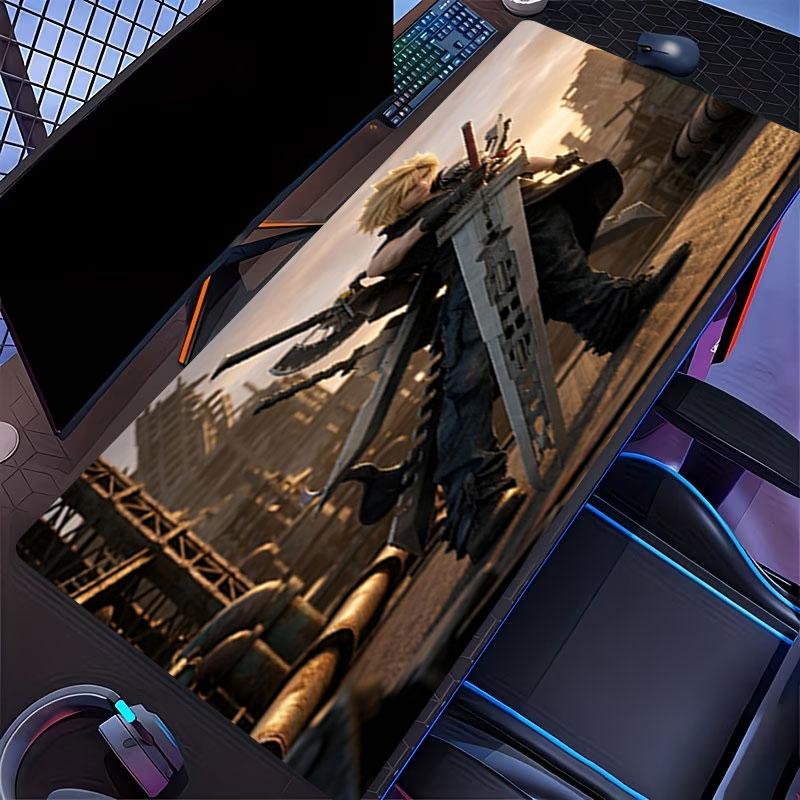 Final Fantasy Print Mouse Pad, for Keyboard Pad Laptop PC Mat for Office Home Use, Desk Decor, Perfect Birthday Gift for Gamers