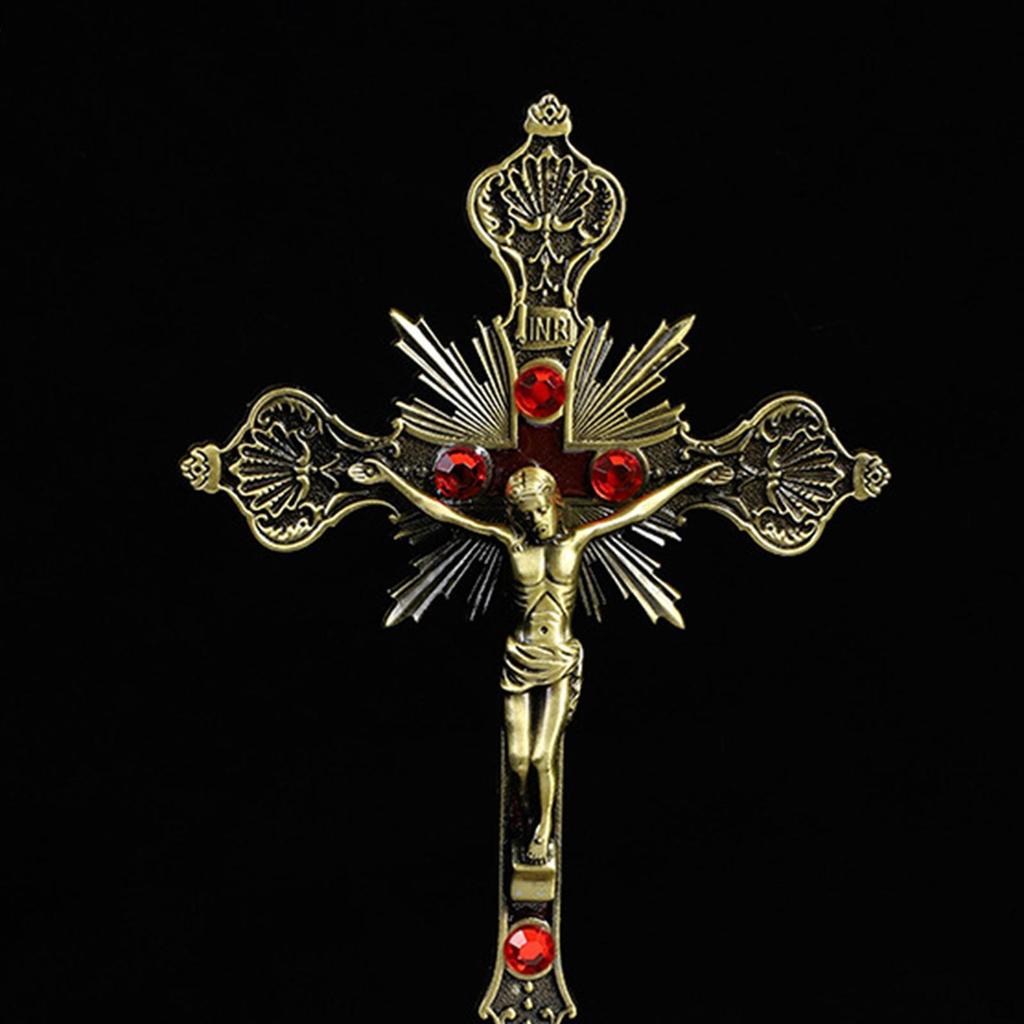 Реликвии Статуэтки Распятие Стенд Стена Домашнее Украшение Часовни Молитва Es