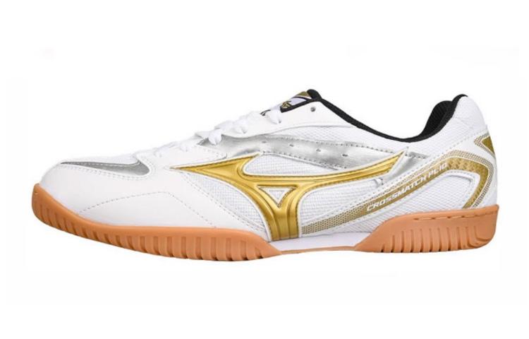 Men's Sneakers Mizuno Crossmatch Plio RX 4 Low top Table Tennis Shoes Unisex White