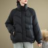 Women Autumn Spring Winter Casual Loose Oversized Cotton Padded Jacket Coat Outerwear