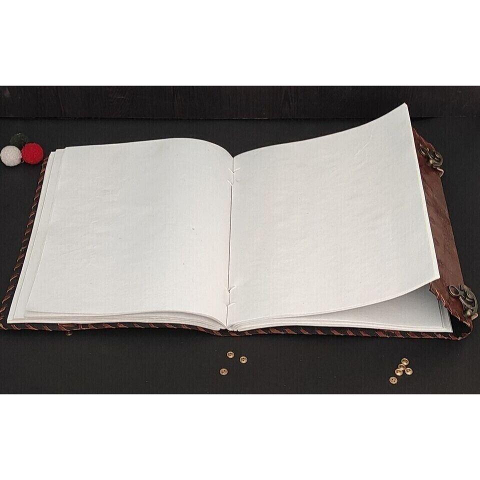 Американский большой журнал из натуральной кожи ручной работы с семью камнями, классический пустой дневник