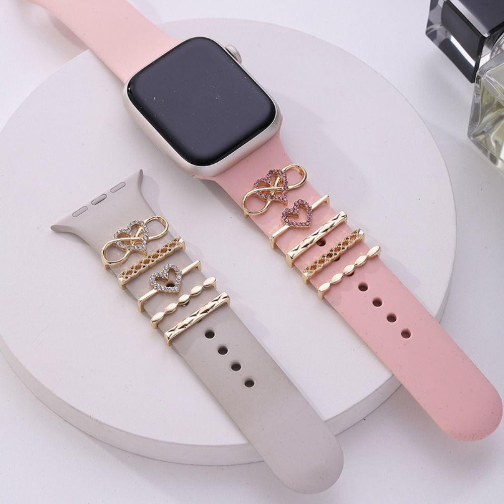 Metal Watch Band Ornament Brooch Decorative Nail Creative Wristbelt Charms  Strap Accessories
