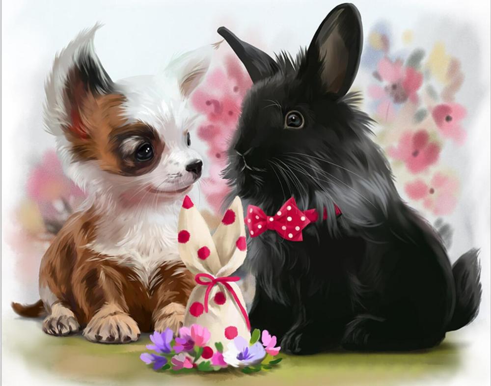 Животное 5D Алмазная картина Полный алмаз Лошадь Сова Попугай Панда Круглая Алмазная мозаика Узор Домашнее украшение Diy Ручная работа Wall St