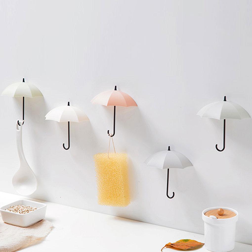 3шт креативный зонт в форме настенного крепления крючок держатель для ключей подвесные крючки набор вешалок
