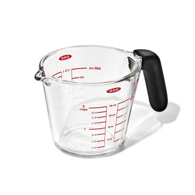 Стеклянный мерный стакан OXO 500 мл, термостойкий, можно мыть в посудомоечной машине, 11397300