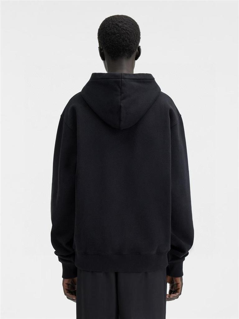 Худи Jacquemus с вышивкой на груди: Стильный логотип из плетеной ленты, универсален для мужчин и женщин