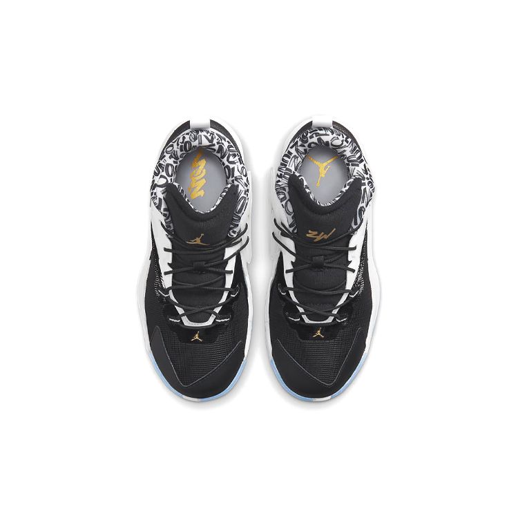 Air Jordan Zion 1 PS Gen Zion Белый Черный Металлик Золотой DC2024-002