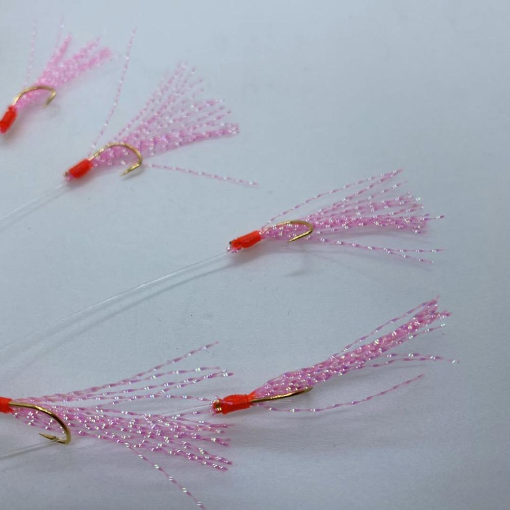 Night Fishing Sabiki Rig Hook Carbon Steels Lunker Sabiki Rig Saltwater Sea Fishing