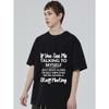 Black T-Shirt with Talking To Myself Staff Meeting Print for Casual Wear and Self Employed Humor