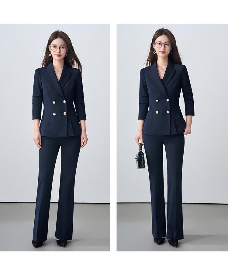 Женский профессиональный костюм класса люкс для администраторов, учителей и сотрудников салонов - Приталенный и модный
