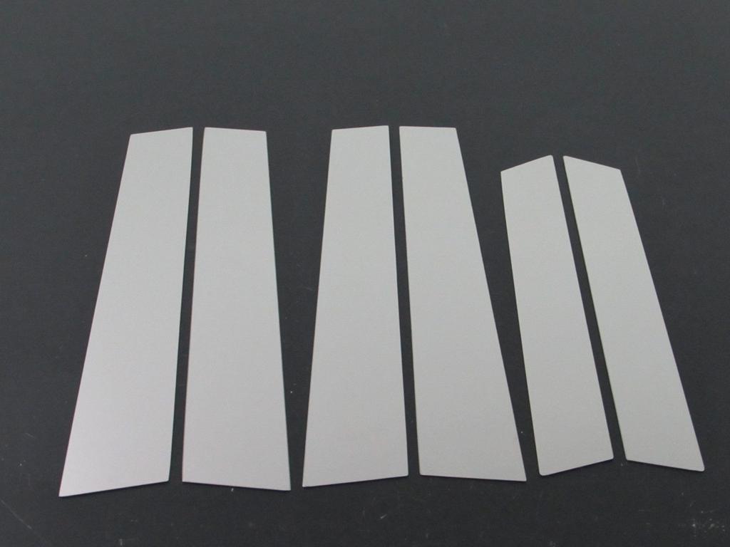 BRIGHTZ Stainless Steel Pillar Panels for RE Series Visors 1243 Ultra-Mirror CR-V (No Required) (6-Piece Set) [PIL-SIL-012]