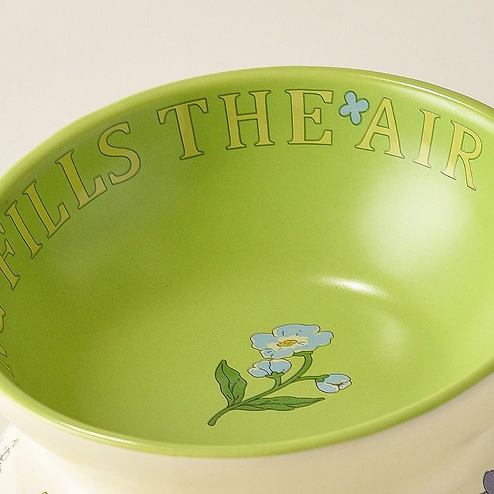 Non-Slip Cat Canned Food Bowl Rabbit Flower Water Bowl Stylish Pet Feeding Bowl Pet Supplies